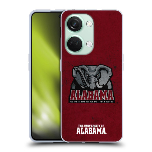 University Of Alabama UA The University Of Alabama Distressed Soft Gel Case for OnePlus Nord 3 5G