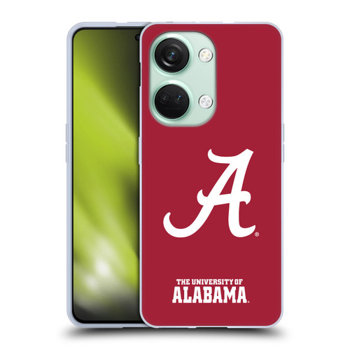 University Of Alabama UA The University Of Alabama Plain Soft Gel Case for OnePlus Nord 3 5G