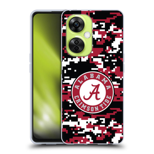 University Of Alabama UA The University Of Alabama Digital Camouflage Soft Gel Case for OnePlus Nord CE 3 Lite 5G