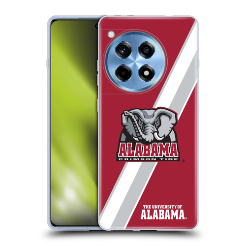 University Of Alabama UA The University Of Alabama Stripes Soft Gel Case for OnePlus 12R