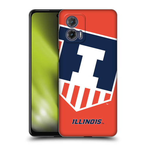 University Of Illinois U Of I University Of Illinois Oversized Icon Soft Gel Case for Motorola Moto G73 5G