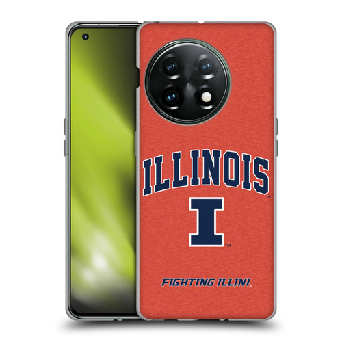 University Of Illinois U Of I University Of Illinois Campus Logotype Soft Gel Case for OnePlus 11 5G