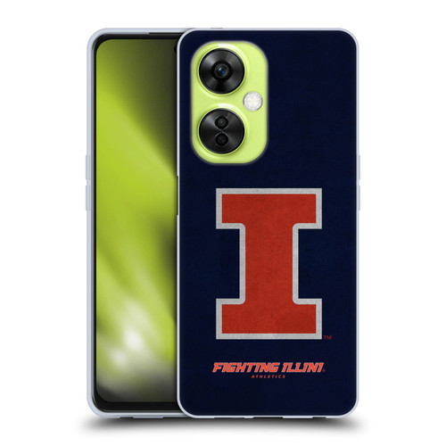 University Of Illinois U Of I University Of Illinois Distressed Look Soft Gel Case for OnePlus Nord CE 3 Lite 5G