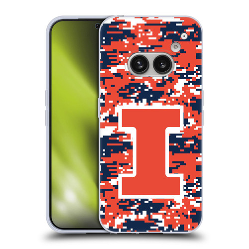 University Of Illinois U Of I University Of Illinois Digital Camouflage Soft Gel Case for Nothing Phone (2a)