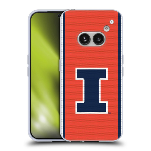University Of Illinois U Of I University Of Illinois Football Jersey Soft Gel Case for Nothing Phone (2a)