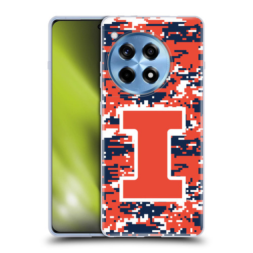 University Of Illinois U Of I University Of Illinois Digital Camouflage Soft Gel Case for OnePlus 12R