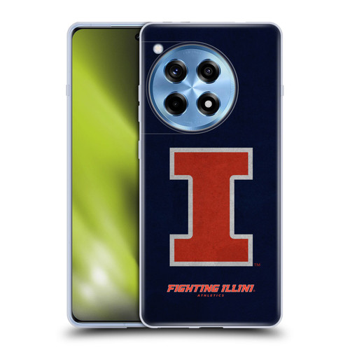 University Of Illinois U Of I University Of Illinois Distressed Look Soft Gel Case for OnePlus 12R