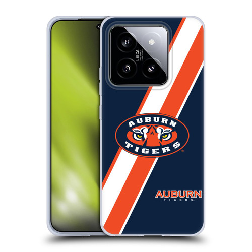 Auburn University AU Auburn University Stripes Soft Gel Case for Xiaomi 14