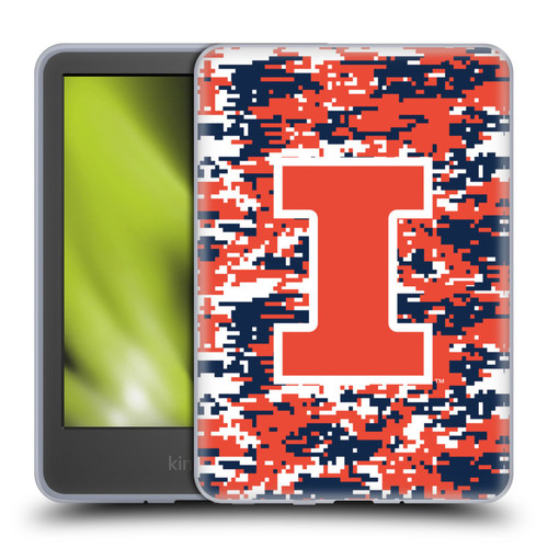 University Of Illinois U Of I University Of Illinois Digital Camouflage Soft Gel Case for Amazon Kindle 11th Gen 6in 2022