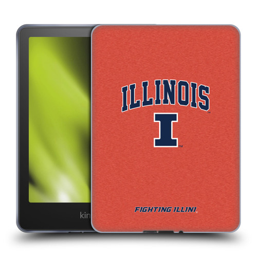 University Of Illinois U Of I University Of Illinois Campus Logotype Soft Gel Case for Amazon Kindle Paperwhite 5 (2021)