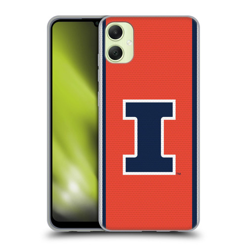 University Of Illinois U Of I University Of Illinois Football Jersey Soft Gel Case for Samsung Galaxy A05