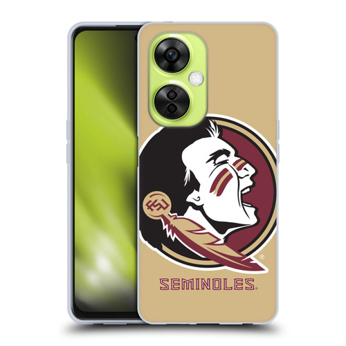 Florida State University FSU Florida State University Oversized Icon Soft Gel Case for OnePlus Nord CE 3 Lite 5G