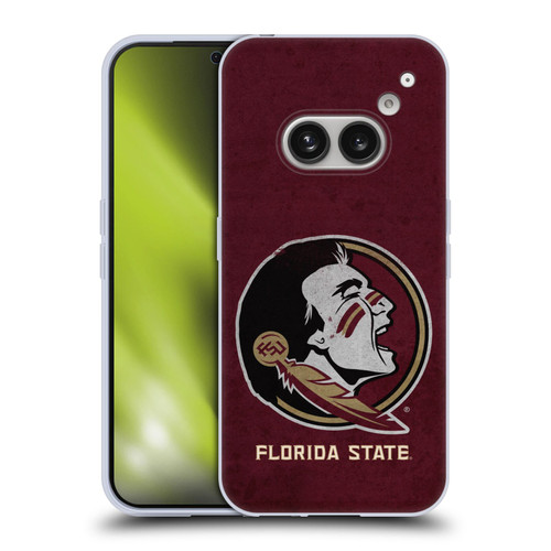 Florida State University FSU Florida State University Distressed Soft Gel Case for Nothing Phone (2a)