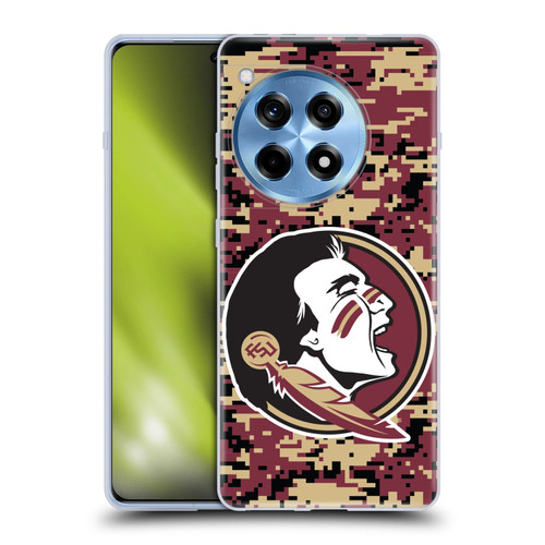 Florida State University FSU Florida State University Digital Camouflage Soft Gel Case for OnePlus 12R