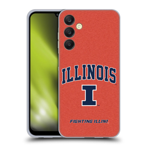 University Of Illinois U Of I University Of Illinois Campus Logotype Soft Gel Case for Samsung Galaxy A25 5G