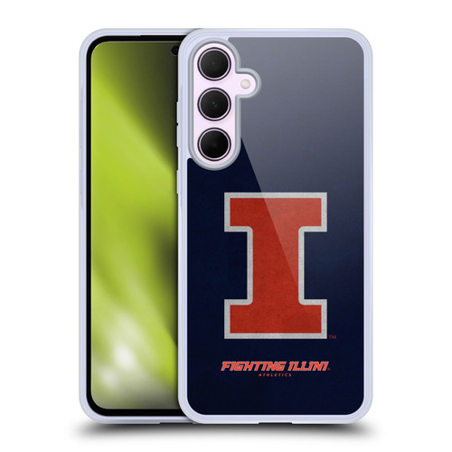 University Of Illinois U Of I University Of Illinois Distressed Look Soft Gel Case for Samsung Galaxy A35 5G