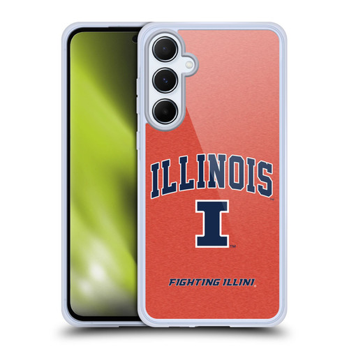 University Of Illinois U Of I University Of Illinois Campus Logotype Soft Gel Case for Samsung Galaxy A55 5G