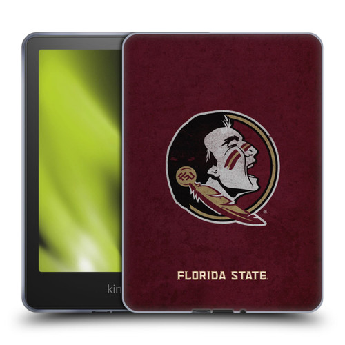 Florida State University FSU Florida State University Distressed Soft Gel Case for Amazon Kindle Paperwhite 5 (2021)