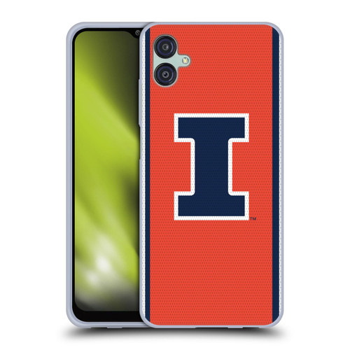 University Of Illinois U Of I University Of Illinois Football Jersey Soft Gel Case for Samsung Galaxy M04 5G / A04e