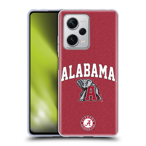 University Of Alabama UA The University Of Alabama Campus Logotype Soft Gel Case for Xiaomi Redmi Note 12 Pro+ 5G