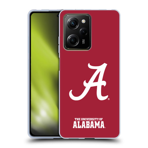 University Of Alabama UA The University Of Alabama Plain Soft Gel Case for Xiaomi Redmi Note 12 Pro 5G