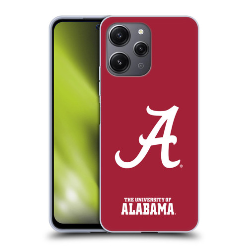 University Of Alabama UA The University Of Alabama Plain Soft Gel Case for Xiaomi Redmi 12