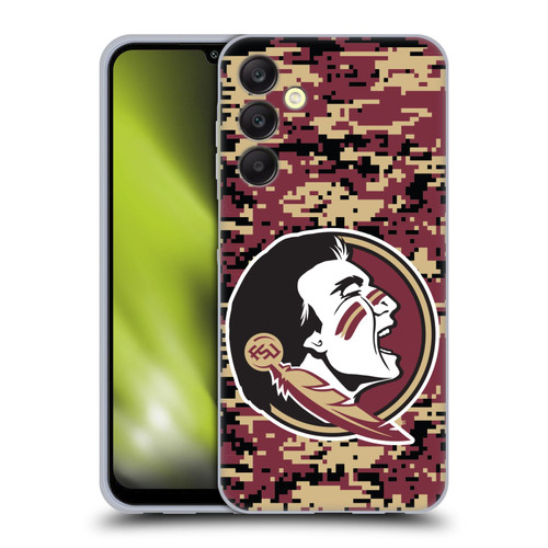 Florida State University FSU Florida State University Digital Camouflage Soft Gel Case for Samsung Galaxy A25 5G