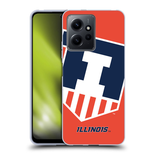 University Of Illinois U Of I University Of Illinois Oversized Icon Soft Gel Case for Xiaomi Redmi Note 12 4G