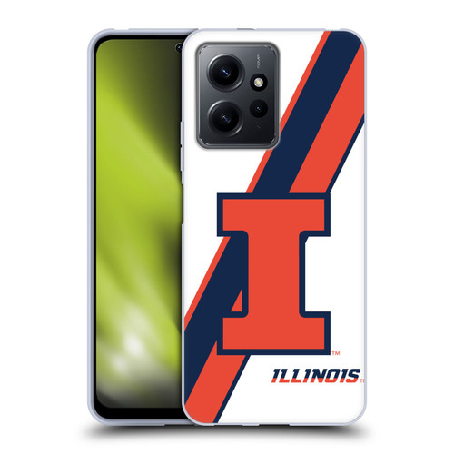 University Of Illinois U Of I University Of Illinois Stripes Soft Gel Case for Xiaomi Redmi Note 12 4G