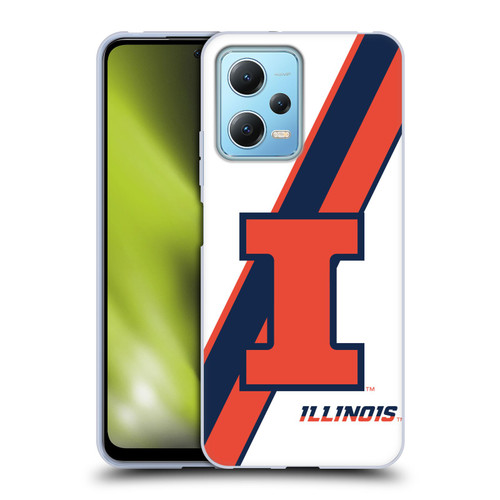 University Of Illinois U Of I University Of Illinois Stripes Soft Gel Case for Xiaomi Redmi Note 12 5G