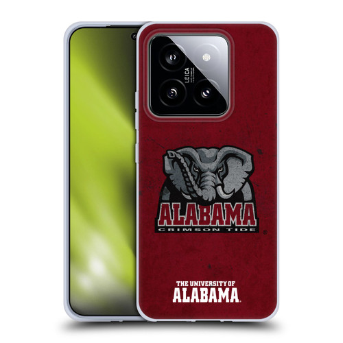 University Of Alabama UA The University Of Alabama Distressed Soft Gel Case for Xiaomi 14