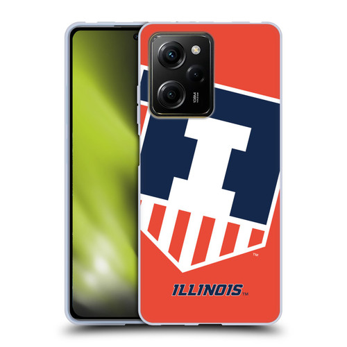 University Of Illinois U Of I University Of Illinois Oversized Icon Soft Gel Case for Xiaomi Redmi Note 12 Pro 5G