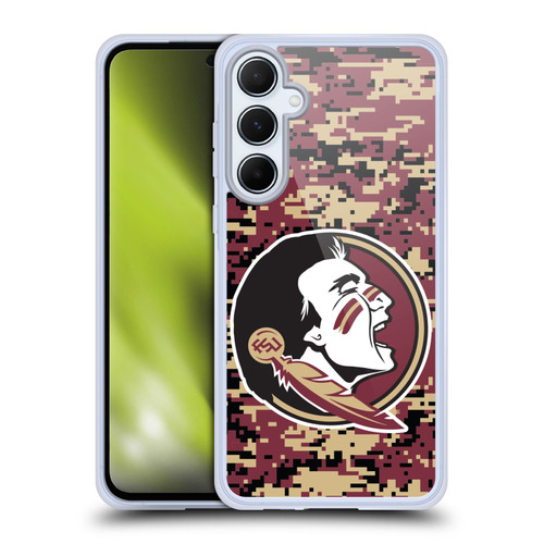 Florida State University FSU Florida State University Digital Camouflage Soft Gel Case for Samsung Galaxy A55 5G