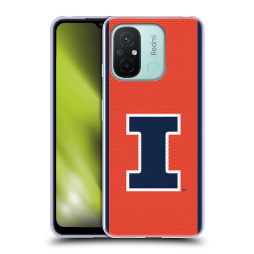 University Of Illinois U Of I University Of Illinois Football Jersey Soft Gel Case for Xiaomi Redmi 12C