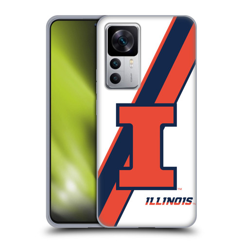 University Of Illinois U Of I University Of Illinois Stripes Soft Gel Case for Xiaomi 12T 5G / 12T Pro 5G / Redmi K50 Ultra 5G