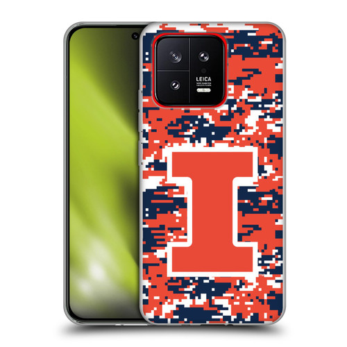 University Of Illinois U Of I University Of Illinois Digital Camouflage Soft Gel Case for Xiaomi 13 5G