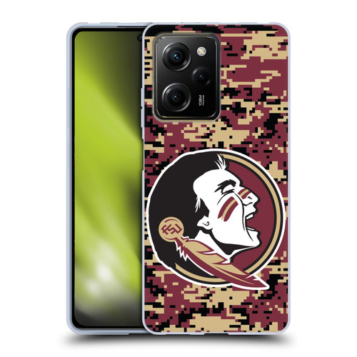 Florida State University FSU Florida State University Digital Camouflage Soft Gel Case for Xiaomi Redmi Note 12 Pro 5G