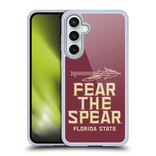 Florida State University FSU Florida State University Art Fear The Spear Soft Gel Case for Samsung Galaxy S23 FE 5G