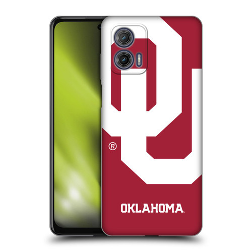 University of Oklahoma OU The University of Oklahoma Oversized Icon Soft Gel Case for Motorola Moto G73 5G