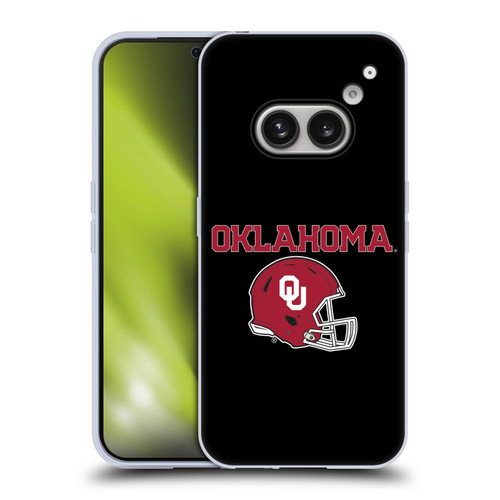 University of Oklahoma OU The University of Oklahoma Helmet Logotype Soft Gel Case for Nothing Phone (2a)