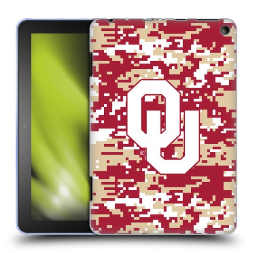 University of Oklahoma OU The University of Oklahoma Digital Camouflage Soft Gel Case for Amazon Fire HD 8/Fire HD 8 Plus 2020