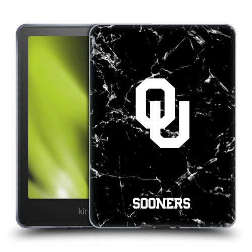 University of Oklahoma OU The University of Oklahoma Black And White Marble Soft Gel Case for Amazon Kindle Paperwhite 5 (2021)