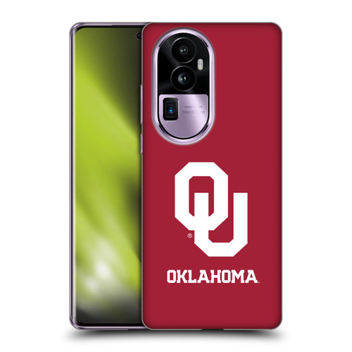 University of Oklahoma OU The University of Oklahoma Plain Soft Gel Case for OPPO Reno10 Pro+