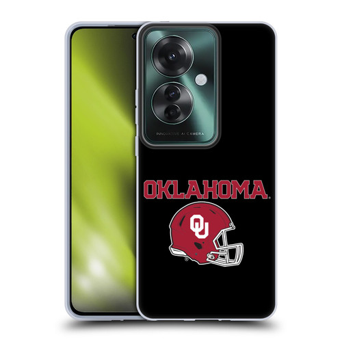 University of Oklahoma OU The University of Oklahoma Helmet Logotype Soft Gel Case for OPPO Reno11 F 5G / F25 Pro 5G