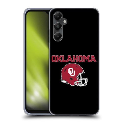 University of Oklahoma OU The University of Oklahoma Helmet Logotype Soft Gel Case for Samsung Galaxy A05s