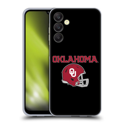 University of Oklahoma OU The University of Oklahoma Helmet Logotype Soft Gel Case for Samsung Galaxy A25 5G