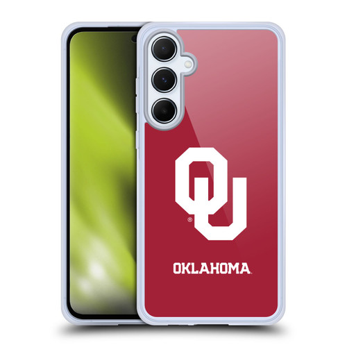 University of Oklahoma OU The University of Oklahoma Plain Soft Gel Case for Samsung Galaxy A55 5G