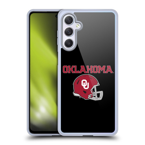 University of Oklahoma OU The University of Oklahoma Helmet Logotype Soft Gel Case for Samsung Galaxy M54 5G