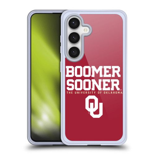 University of Oklahoma OU The University of Oklahoma Boomer Sooner Soft Gel Case for Samsung Galaxy S24 5G