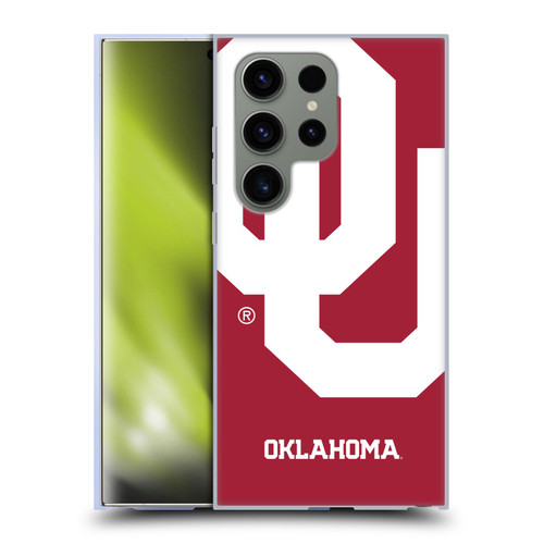 University of Oklahoma OU The University of Oklahoma Oversized Icon Soft Gel Case for Samsung Galaxy S24 Ultra 5G